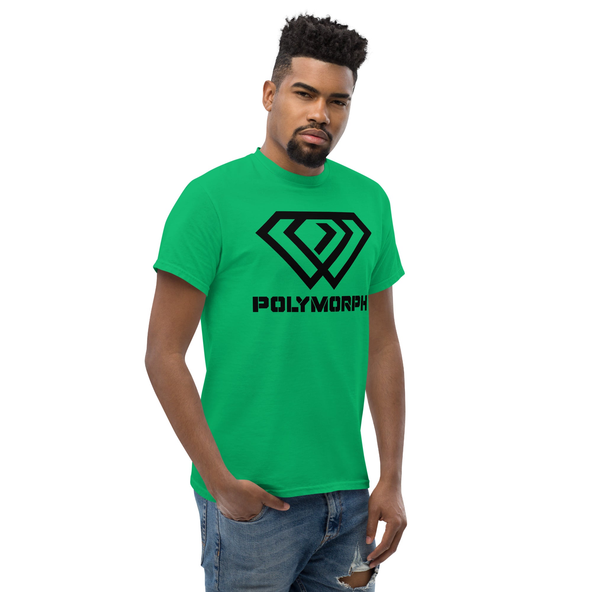 Poly-Shirt Classic Black Logo
